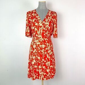 MNG Suit Floral Wrap Dress